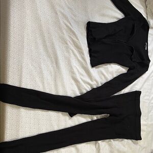 Fashion Nova Black Skinny Jumpsuit